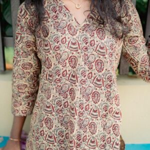 Kalamkari Printed Cotton Dress